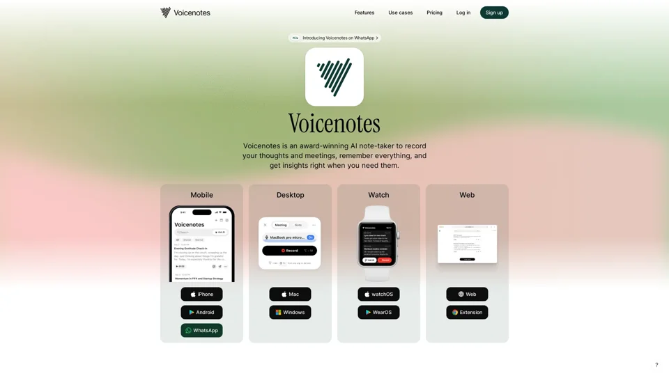VoiceNotes: Transforming Your Audio into Actionable Intelligence