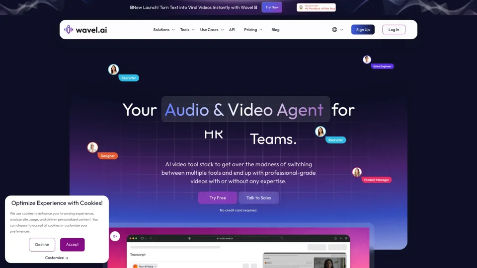 Wavel AI: Revolutionizing Audio & Video Content Creation