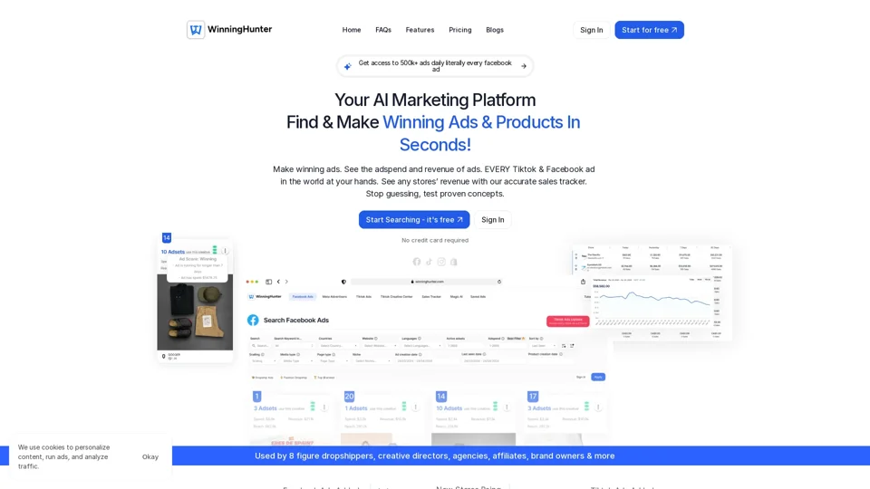 Winning Hunter - All-In-One Ecommerce Spytool
