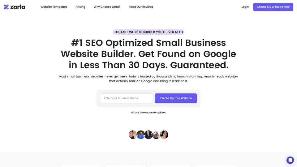 Small Business Website Builder - Create Your Free Website | Zarla.com