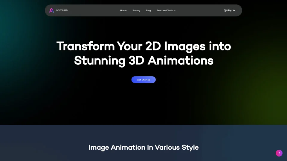 Animagen - 2D to 3D Image Converter | Photo Animation Tool