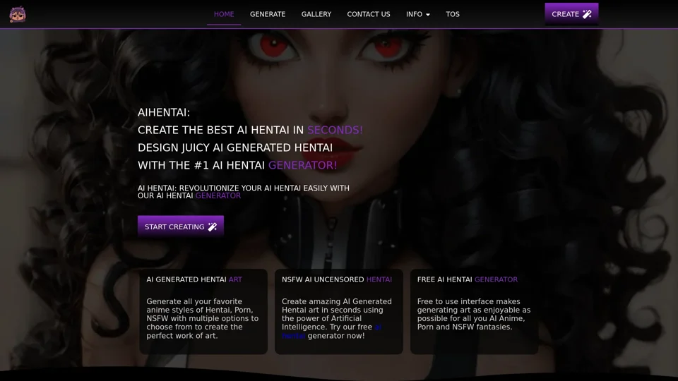 🍆 #1 AI Hentai Generator | Create AI Hentai For Free!