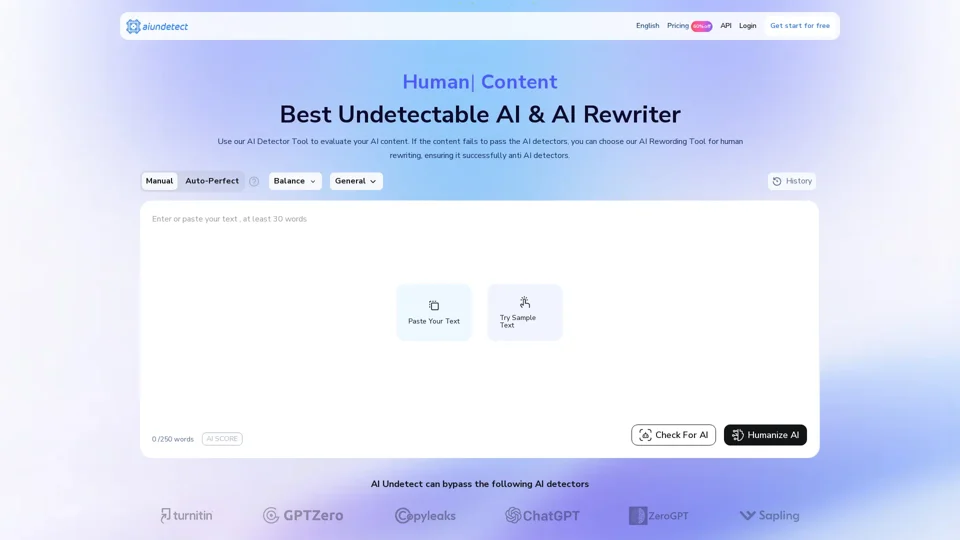 AI Undetect: Undetectable AI,  AI Rewriter, Rewording tool