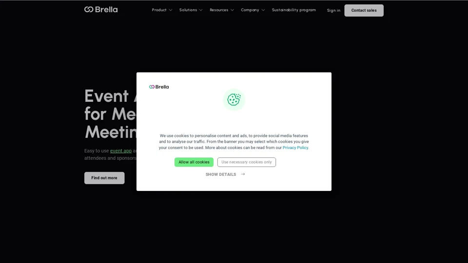 Brella | Event platform | Event app | Matchmaking & Networking