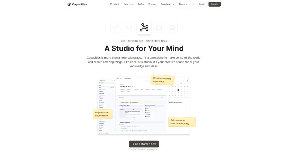 Capacities – A studio for your mind
