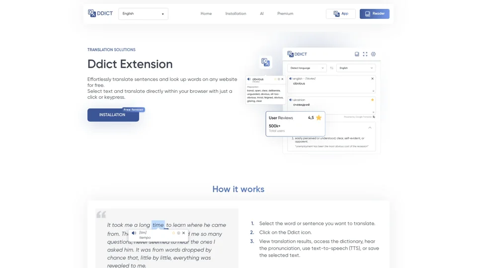 Ddict: AI Translation & Writing Assistant