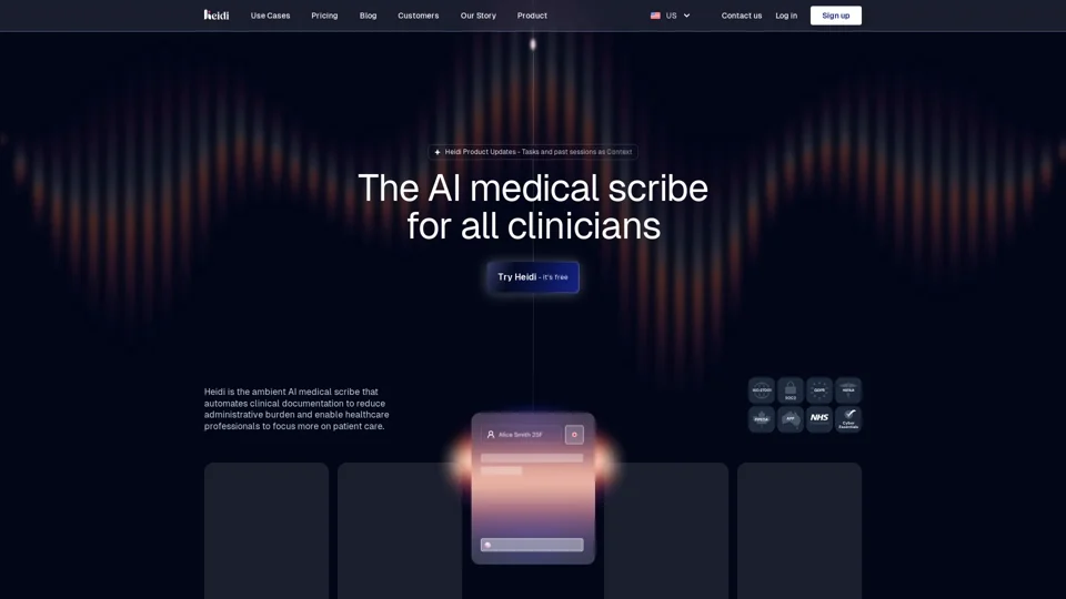 Heidi Health - Best AI Medical Scribe for All Clinicians