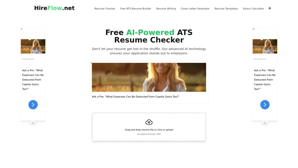Free ATS Resume Checker (2025) | AI-Powered Resume Review