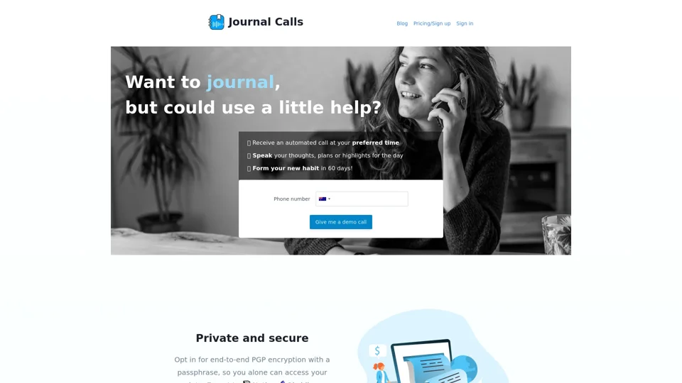 Journal Calls: The Goal-Tracking and Motivation Tool
