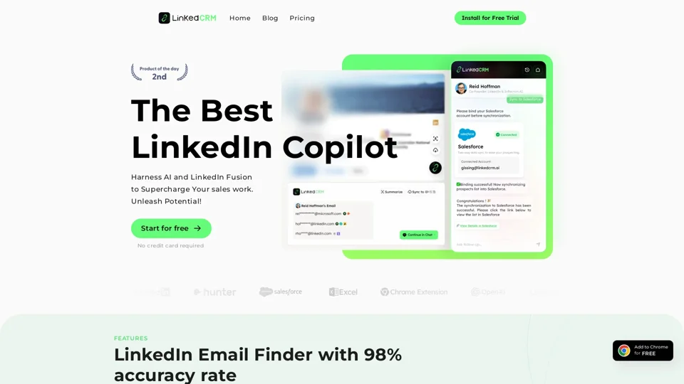 LinkedCRM AI: The Best LinkedIn Copilot
