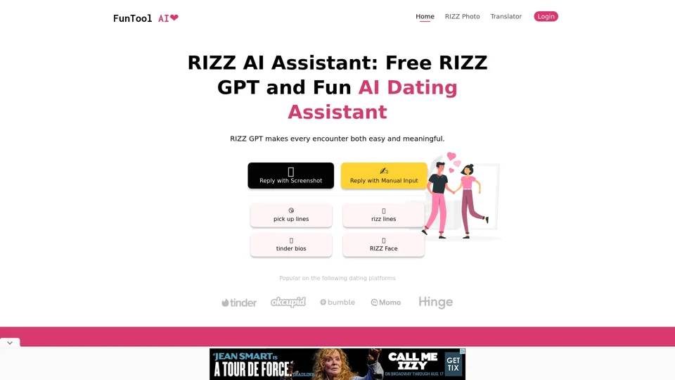 RIZZ AI Assistant: Free RIZZ GPT and Fun AI Dating Assistant