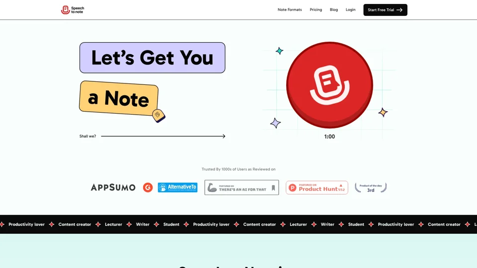 Speech to Text Converter, Note Speech & Speak Writer | Speech to Note