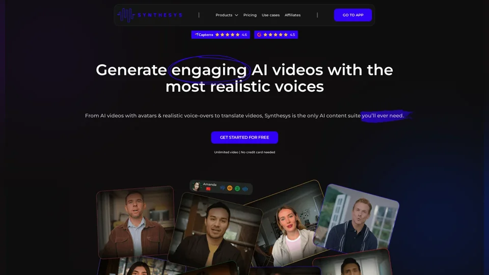 Unlock Generative AI Content At Scale | Synthesys.io