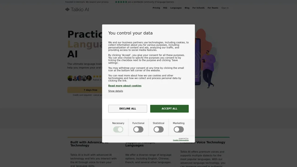 Talkio AI | Practice Language with AI