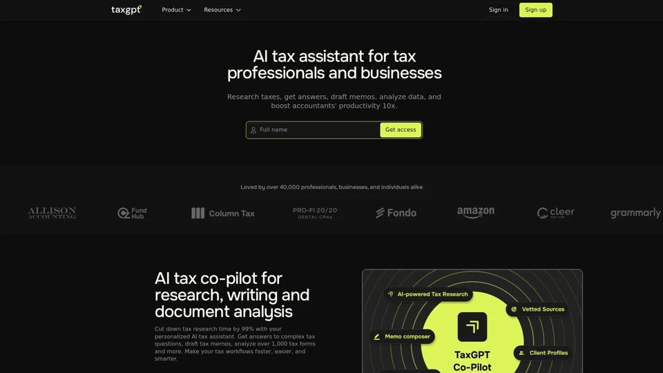 Your AI Tax Assistant | TaxGPT