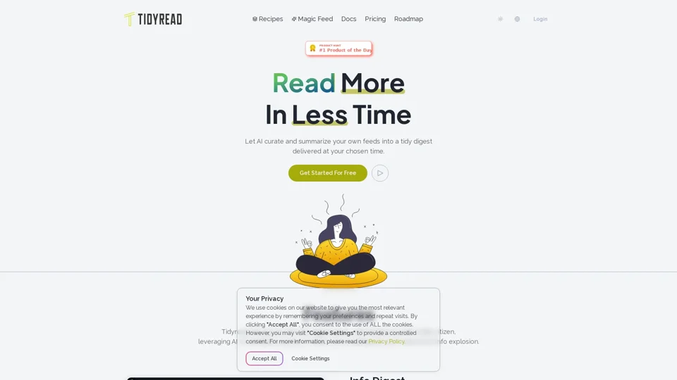 Tidyread - AI-Powered Customizable Information Digest