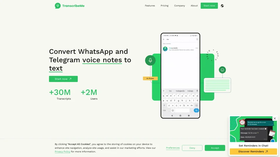 TranscribeMe