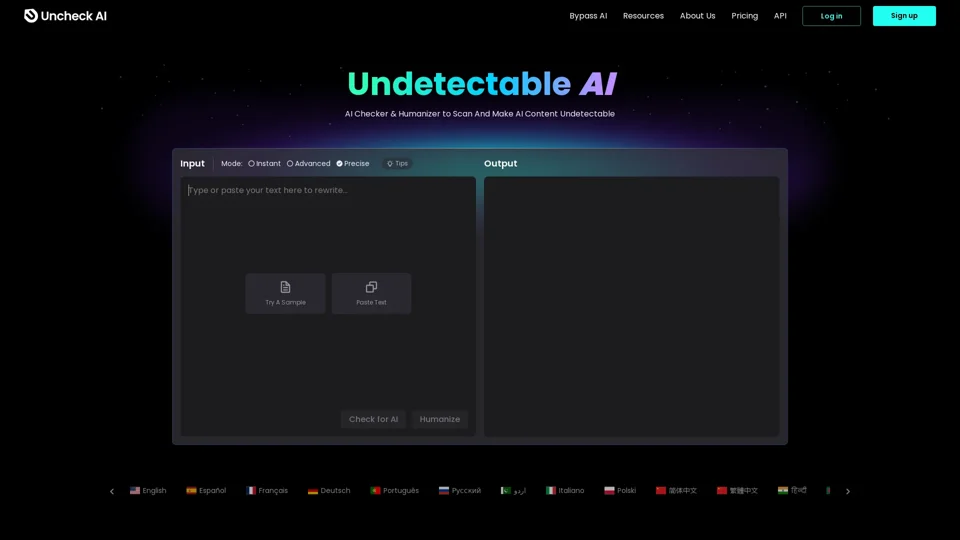 Uncheck AI: Undetectable AI Free & Best AI Detector Online
