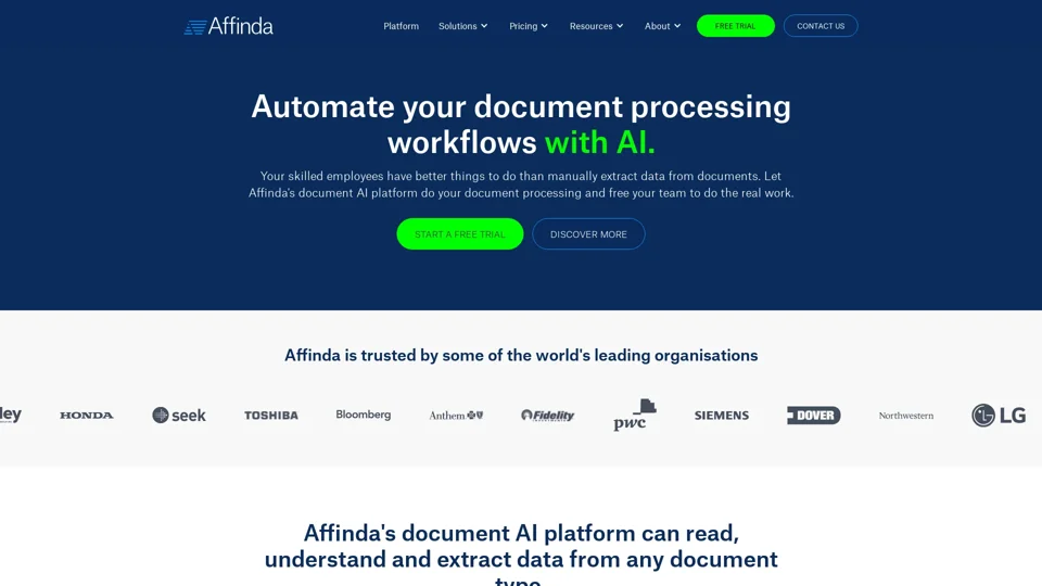Affinda |  Become An AI-First Company