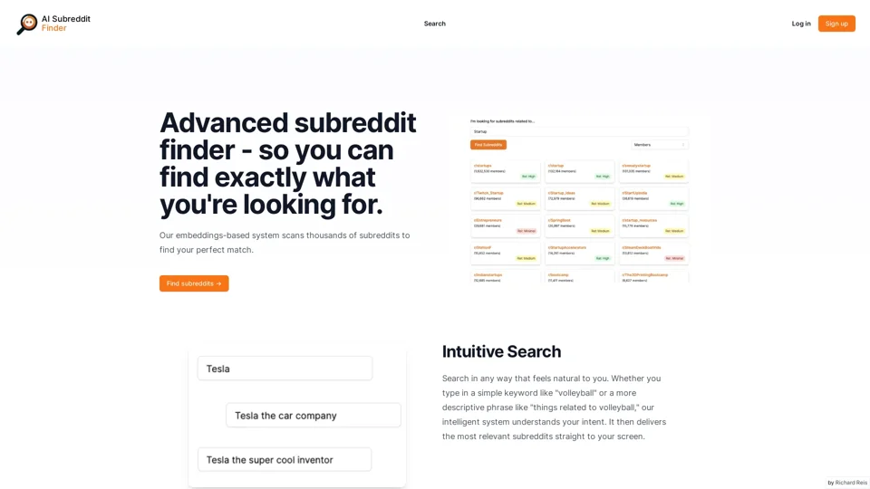 AI Subreddit Finder - Find Relevant Subreddits Fast