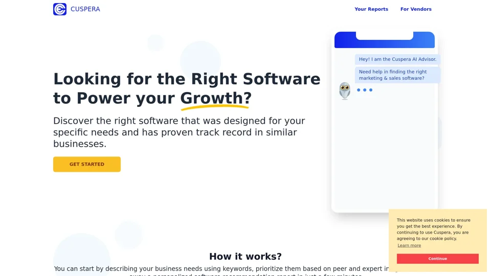 Cuspera : Right Software solutions for your Business Needs