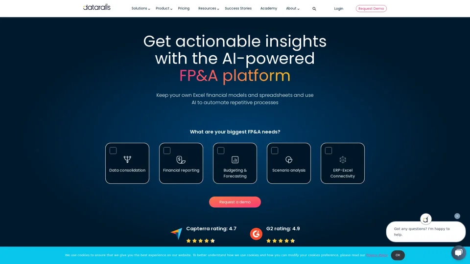 The FP&A Software Solution For Excel Users - Datarails