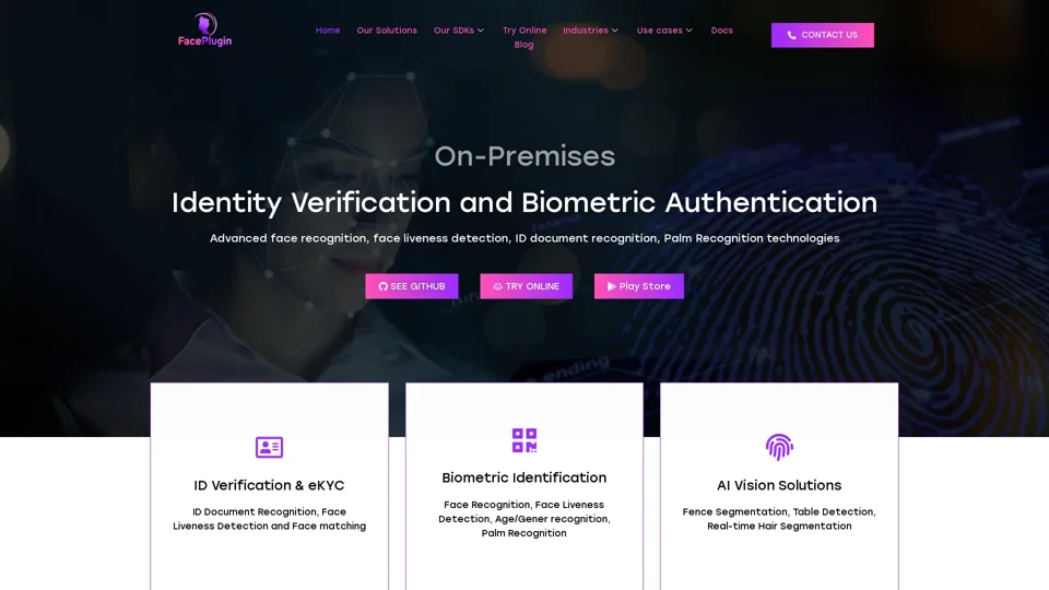 ID verification via face recognition & liveness detection
