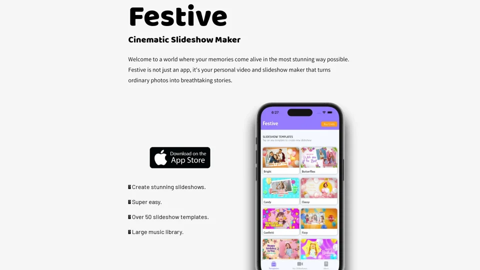 Festive Slideshow Maker