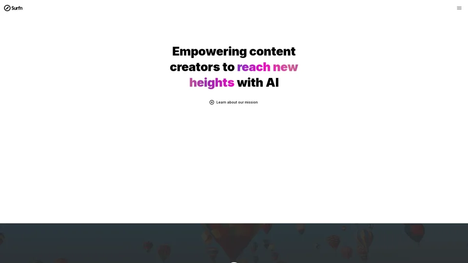 Surfn: AI Assistants for Creators & Businesses
