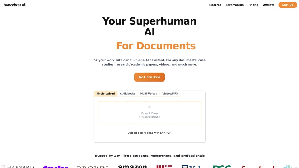 Honeybear.ai | Superhuman AI For Your Documents
