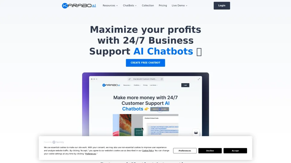 KaraboAI Custom ChatGPT Chatbots