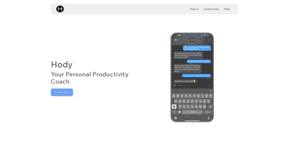 Hody | Homepage