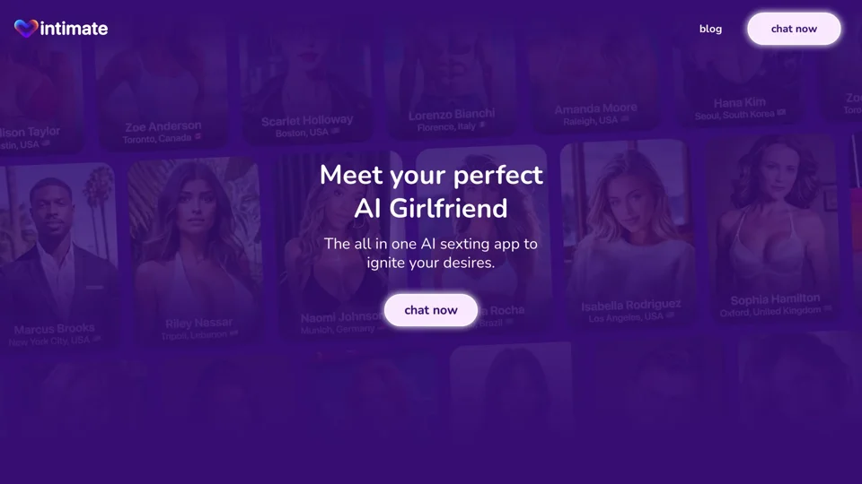 Intimate AI Girlfriend - #1 Sexting AI | Download on iOS and Android