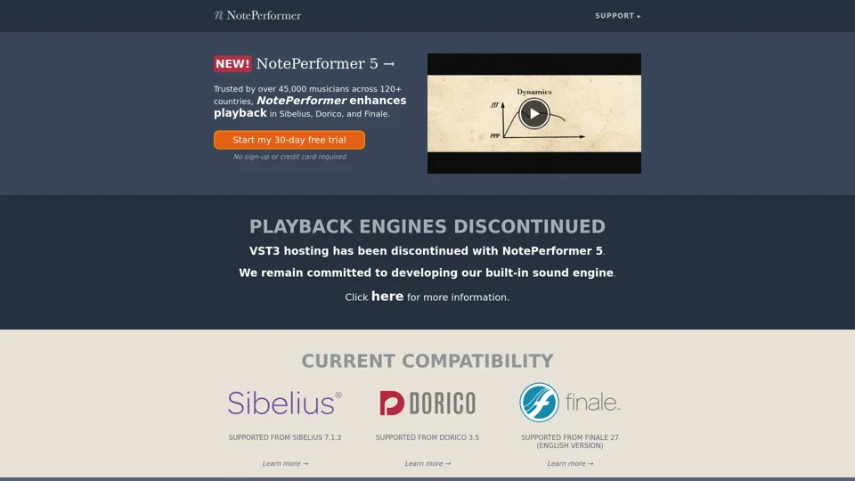 NotePerformer 5 - Realistic Playback for Sibelius, Dorico & Finale