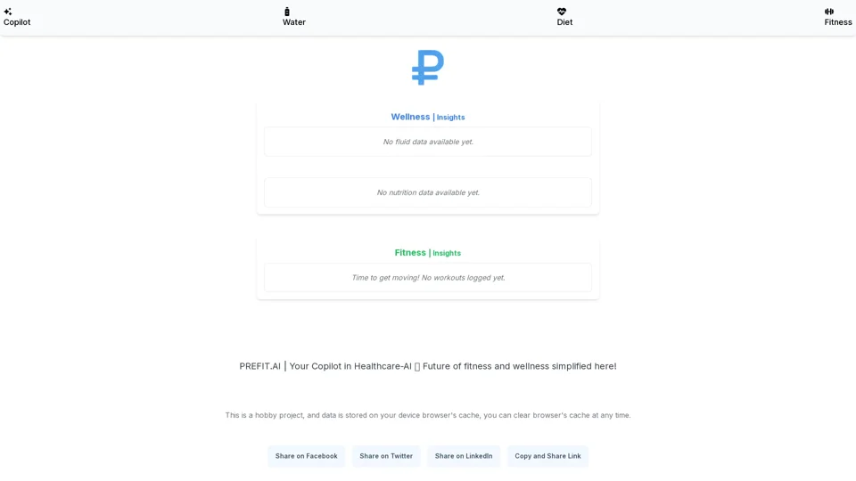 PREFIT.AI | Copilot Healthcare-AI ✨"