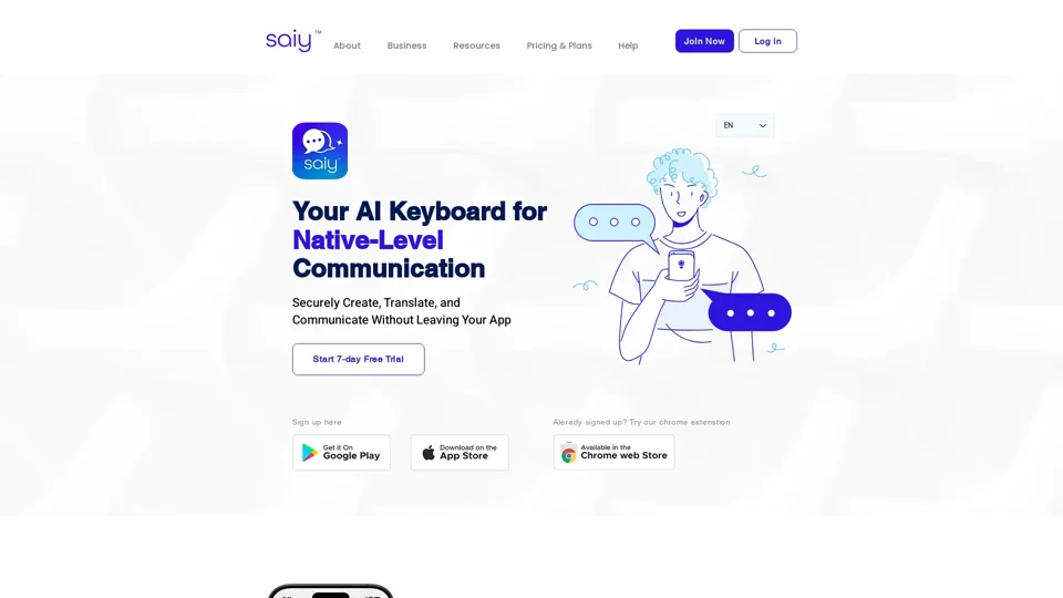 Home | SAiY™ Generative AI keyboard