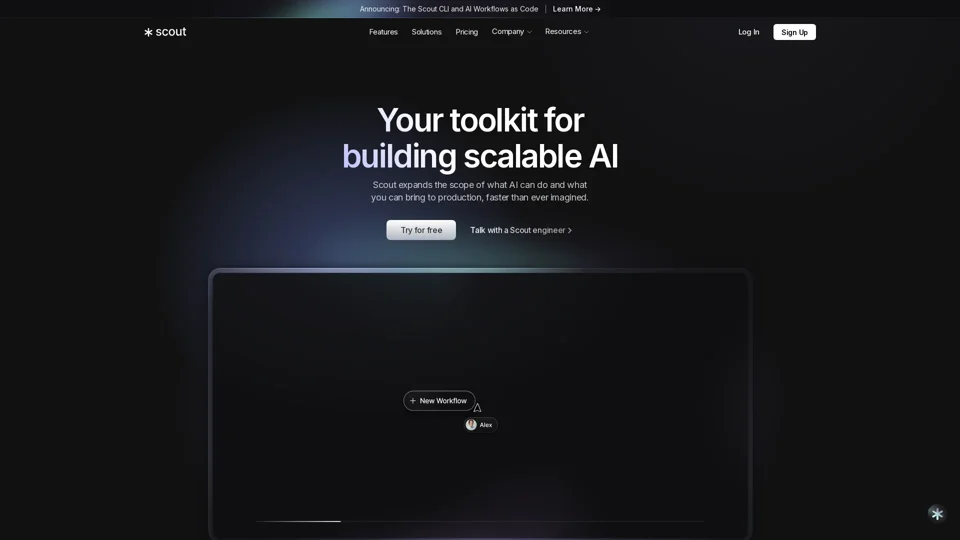 Scout: Build, Launch, and Scale your AI solutions