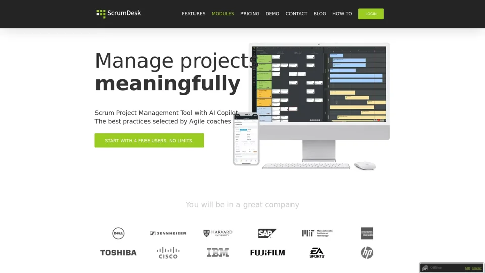 ScrumDesk, Meaningful Scrum Project Management Tool for Agile teams