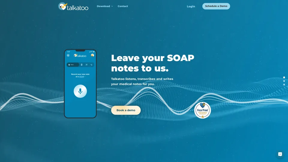 Talkatoo | Dictation, AI, & Scribe Software for Vets