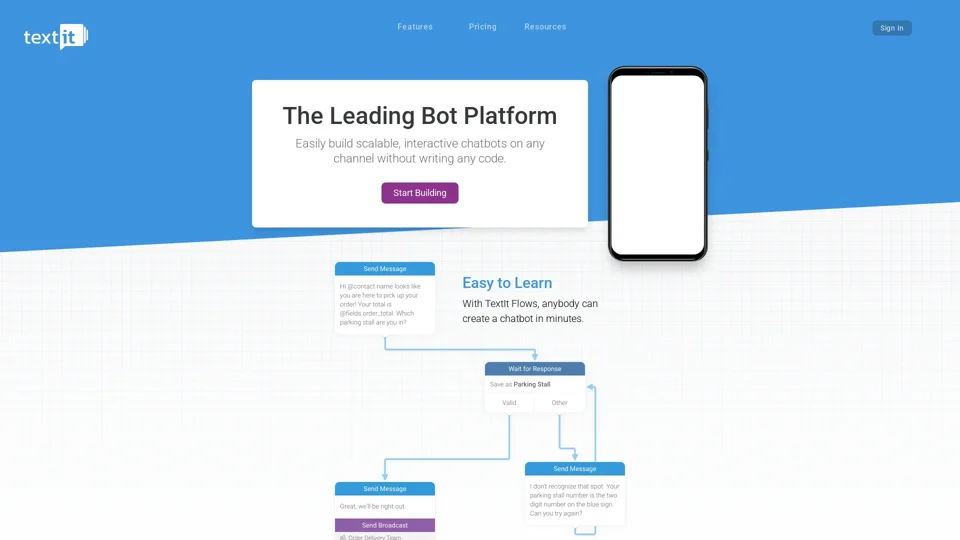 TextIt - The Leading Bot Platform