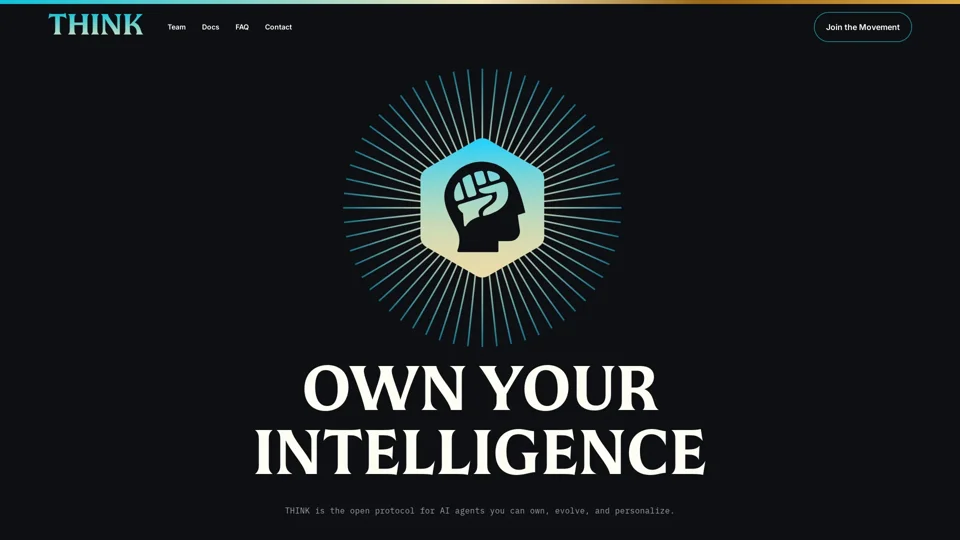 $THINK — Own your intelligence.