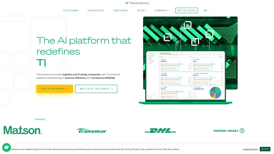 Transmetrics - The AI platform that redefines logistics and trucking