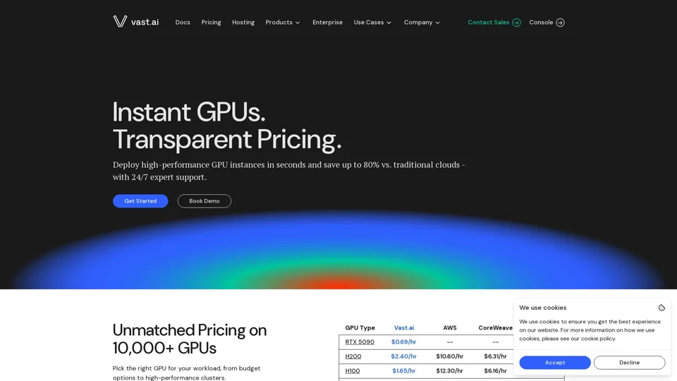 Rent GPUs | Vast.ai