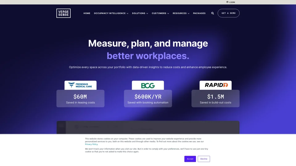 A Single Platform for Occupancy Intelligence | VergeSense